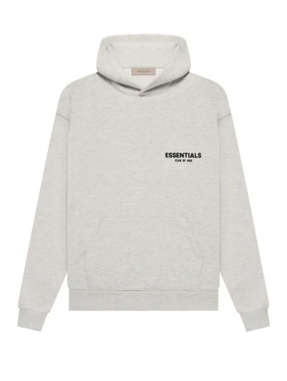 ESSENTIALS Light Oatmeal Pullover Hoodie